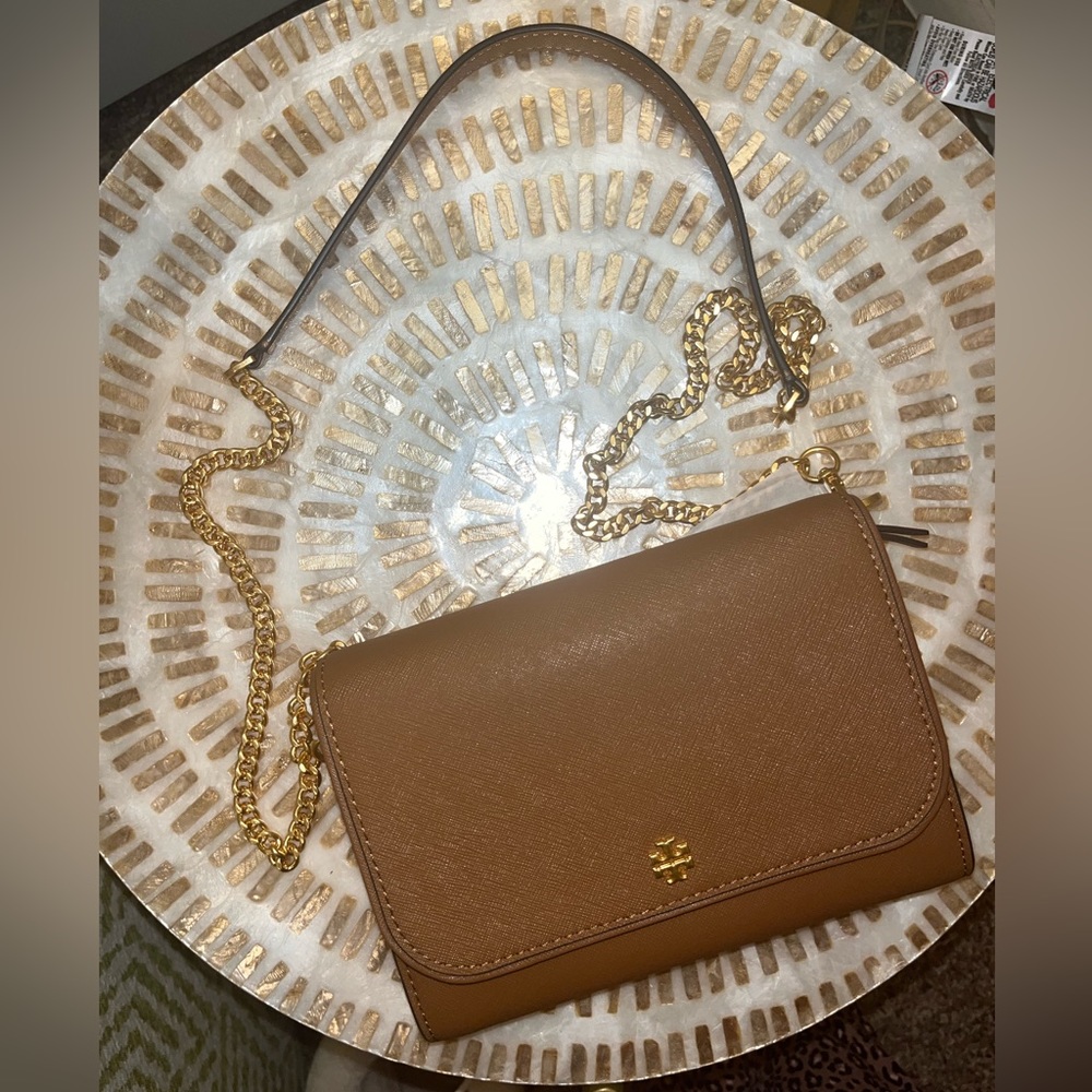 COPY - COPY - Emerson Chain Wallet Leather Cross Body Bag